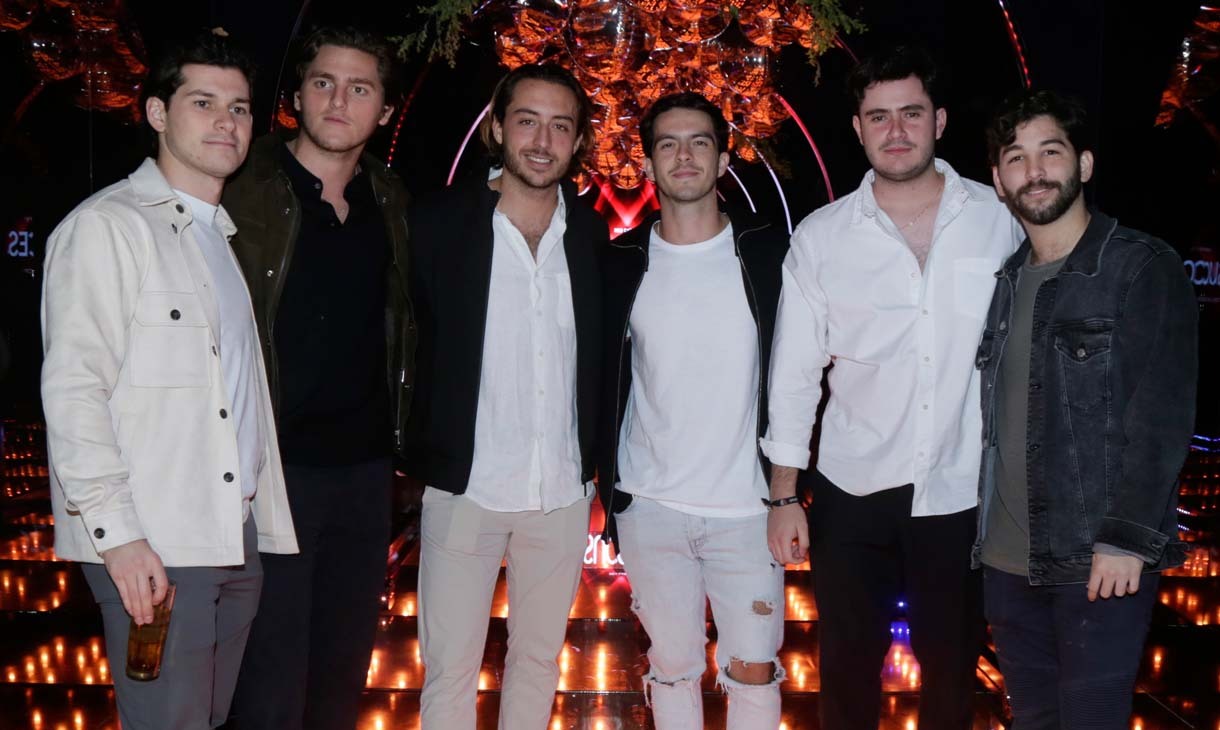 Santiago Canales, Pablo Patrón, Emiliano Garza, Mauro Constanzo, Esteban Salas y Rodrigo Goff1