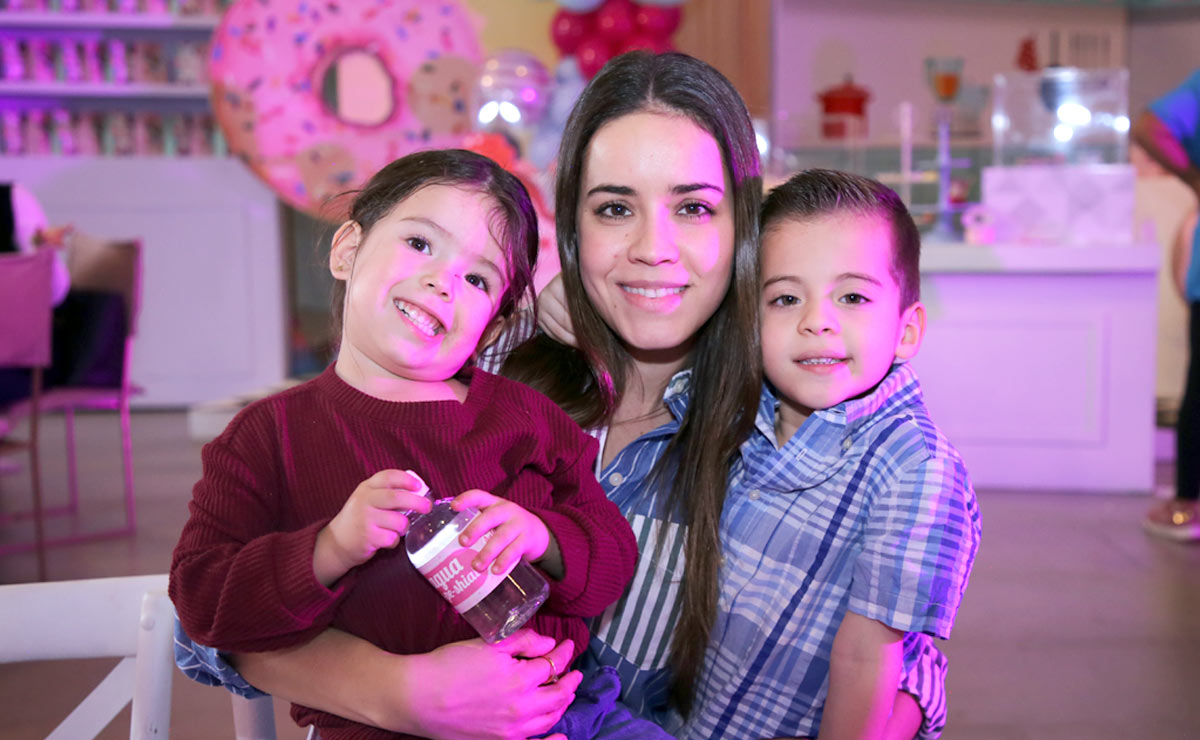 Nerea, Mariflor y Lucas