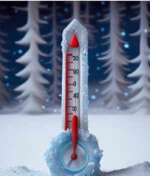 Frente frío 12: ¿Cuáles serán las temperaturas? (Foto: Ideogram)