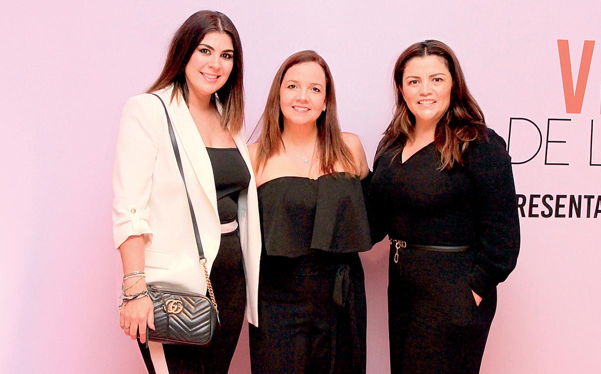 CARO PÉREZ, MARU BOSCH Y JAZMIN LOZANO llegaron puntuales a la pasarela
