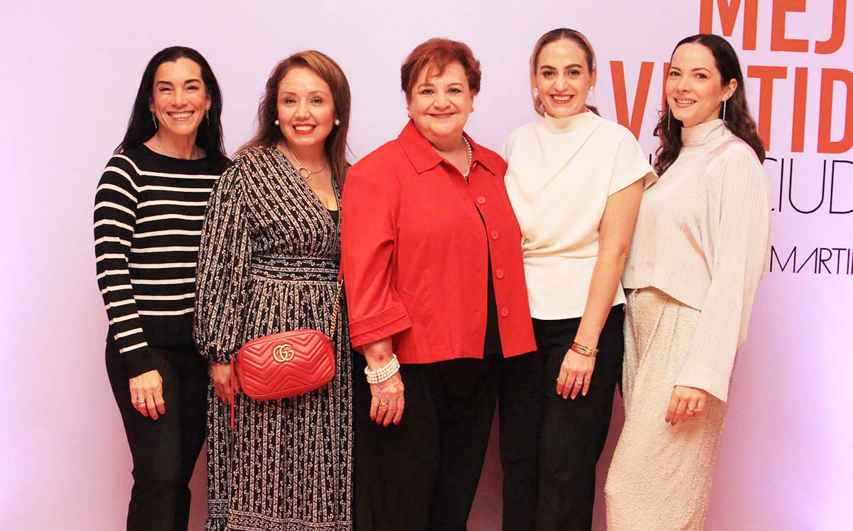 LUCIA ARCELUS, PATY ALTAMIRANO, MARIBEL CASTRO, MARISA GÓMEZ Y CLAUDIA RIVERA les encantaron los outfits que MARTINIQUE Boutique presentó en el Depo