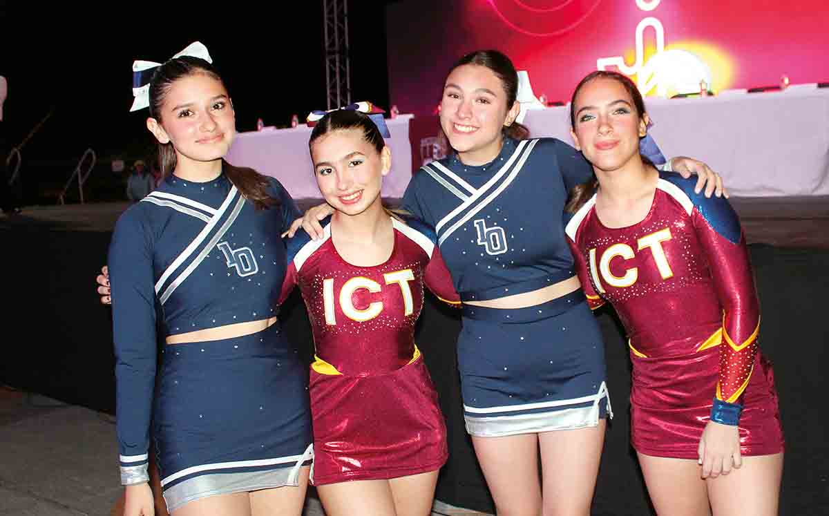 FLORENCIA OLGUÍN, REGINA RÍOS, ISABELLA SANCHEZ y ALEXANDRA HERNÁNDEZ dieron lo mejor de sí en el evento
