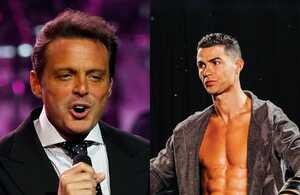 Luis Miguel imita a Cristiano Ronaldo durante su concierto (Getty Images/ IG)
