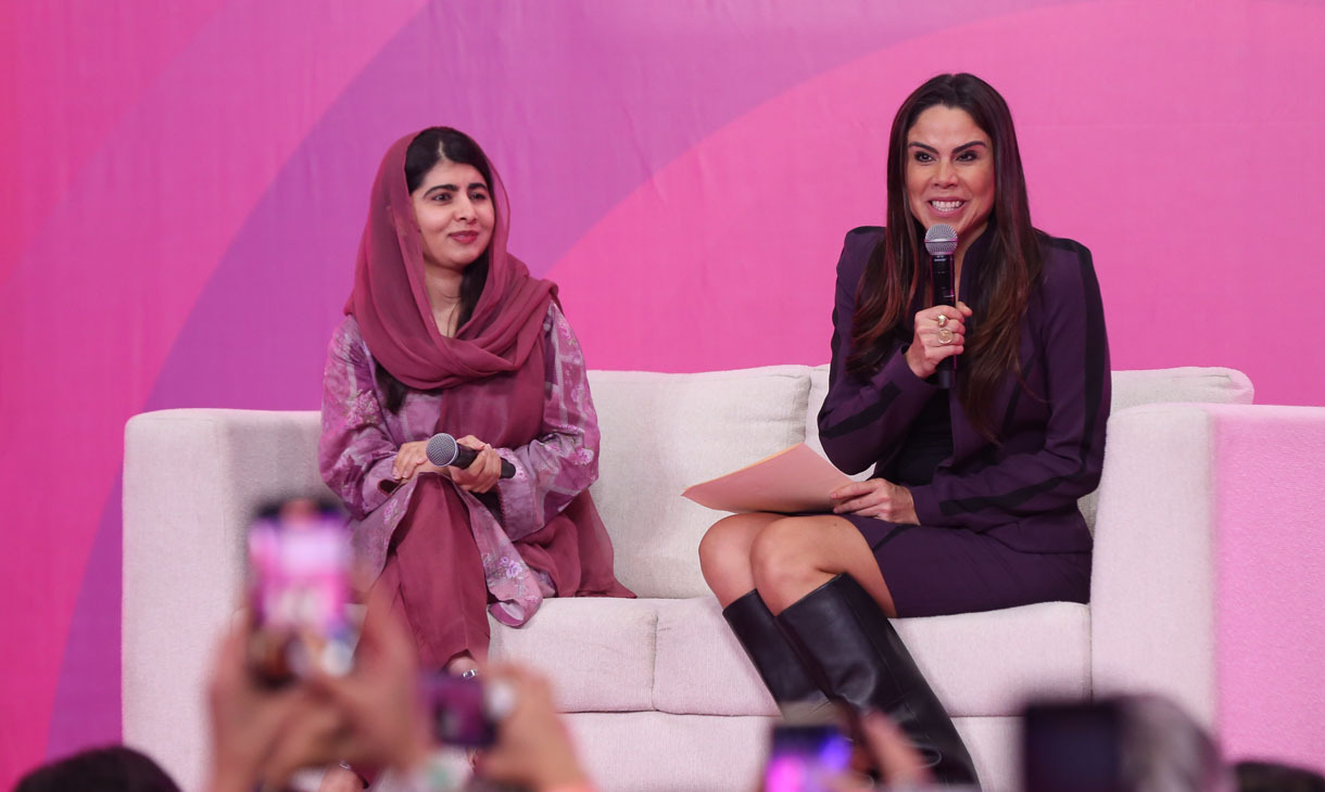 Malala Yousafzai y Paola Rojas