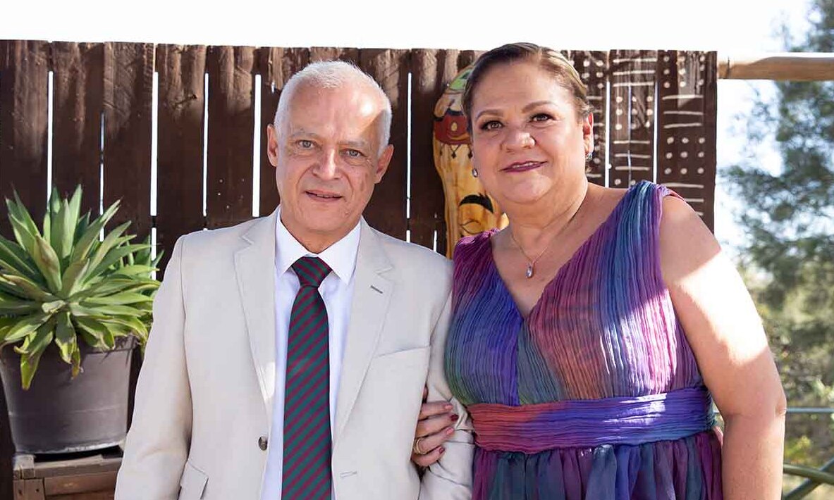 Papás de Germán. Elva Lestrade y Eloy Zepeda