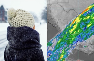 Estados afectados por lluvias y heladas por el frente frío 13 (Foto: Cortesía/Xphere)