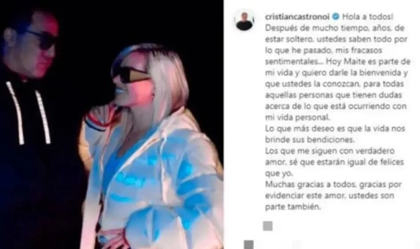 Quién es Maite Barra, la madre del cuarto hijo de Cristian Castro (Foto: Instagram)