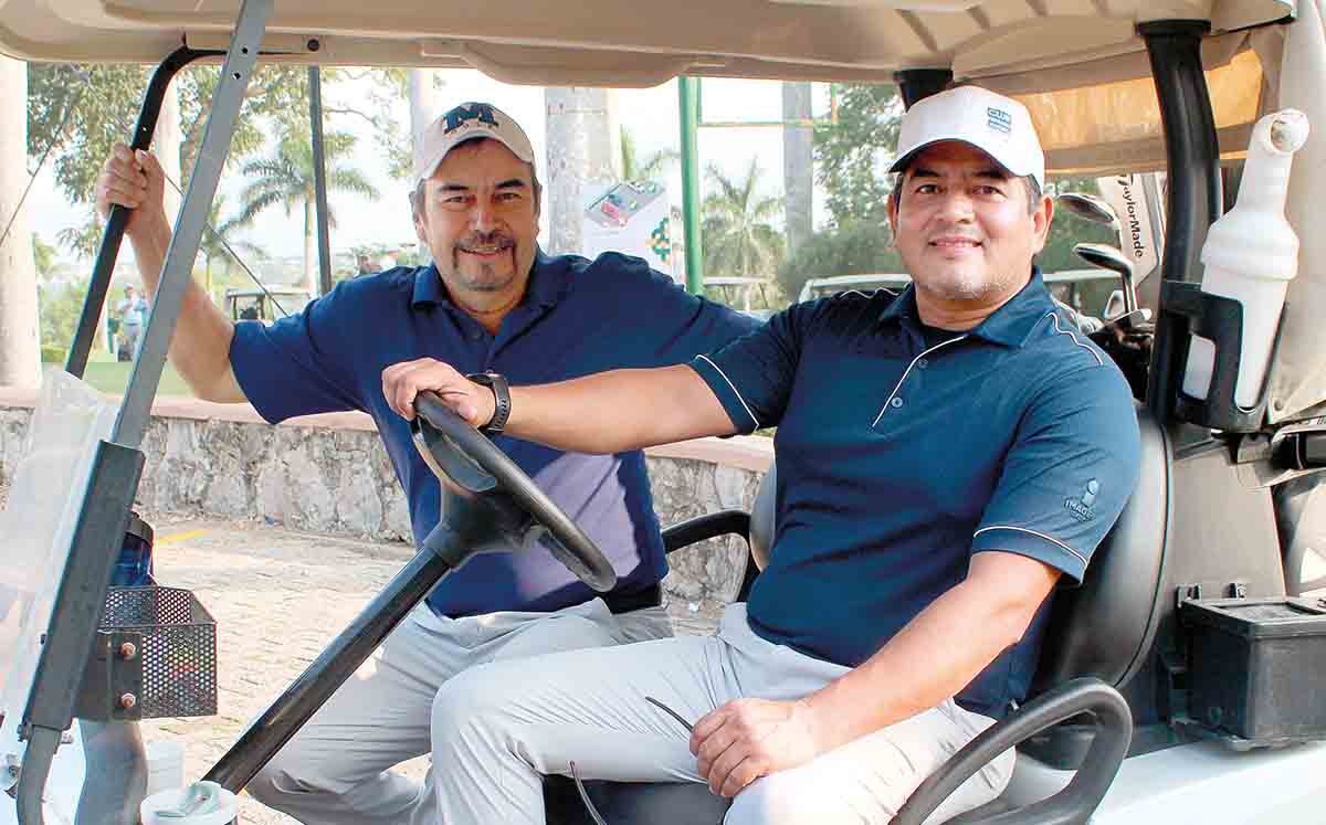 MARTIN RUIZ y  OSCAR SERRANO presentes en el Club Campestre Tampico