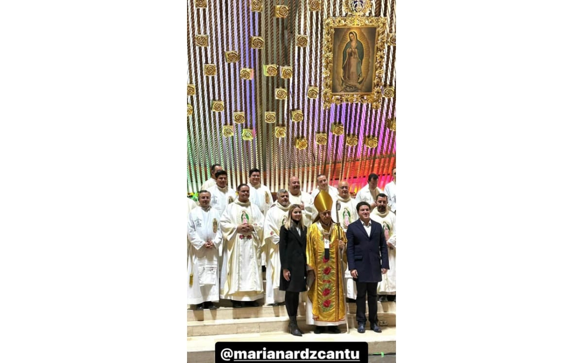 Mariana Rodríguez fue a la Basílica de Guadalupe; ¿por qué? (IG)