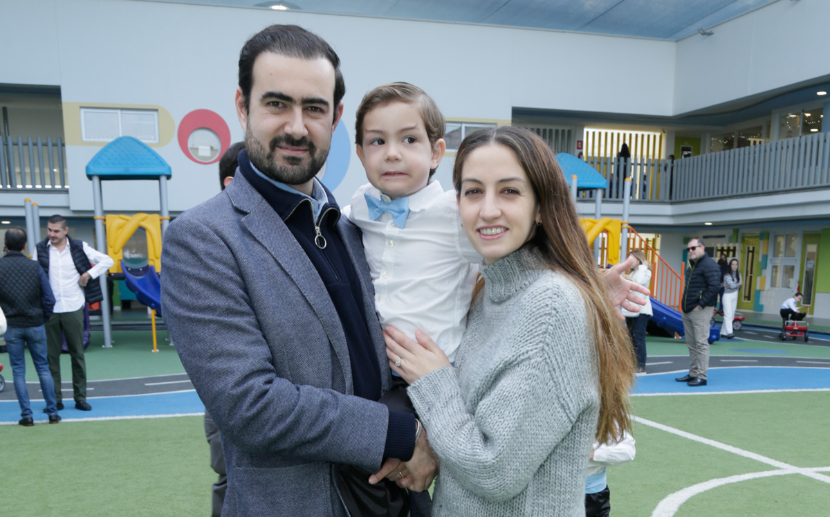 Elías Saide, Mateo Saide y Lucía Dillon / Foto: Omar Valdez