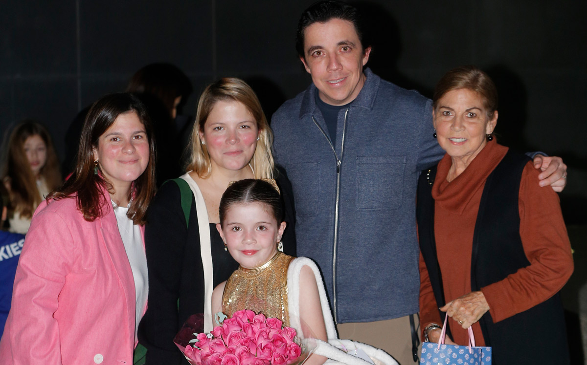 Georgina Rico, Mariza Rico, Patricio Toussaint, Esthela Toussaint e Irma Saro / Foto: Daniel Saldívar