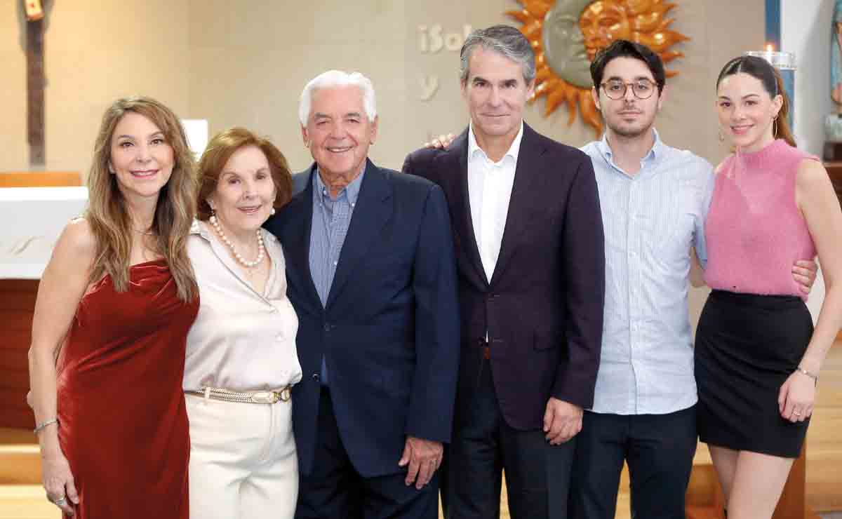 María Eugenia Martínez, María Eugenia Treviño, Hugo Martínez, Guillermo Torre, Alejandro Torre y Raquel Lozano / Fotos: Daniel Saldívar