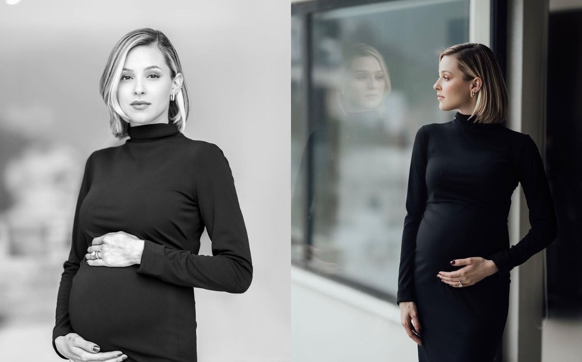 Mariana Rodríguez usa vestido reciclado de su embarazo en posada (IG)
