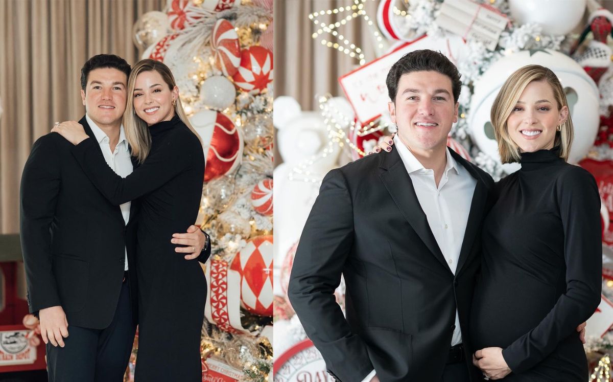 Mariana Rodríguez usa vestido reciclado de su embarazo en posada (IG)