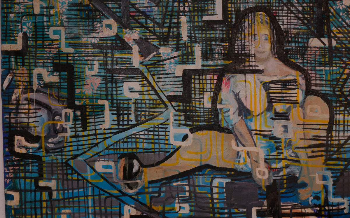 Obra expuesta en Arte Actual / Foto: Daniel Saldívar