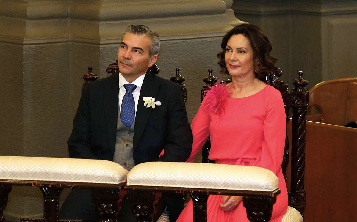 Papás del novio. Francisco Lobeira  y Ana María Valenzuela de Lobeira