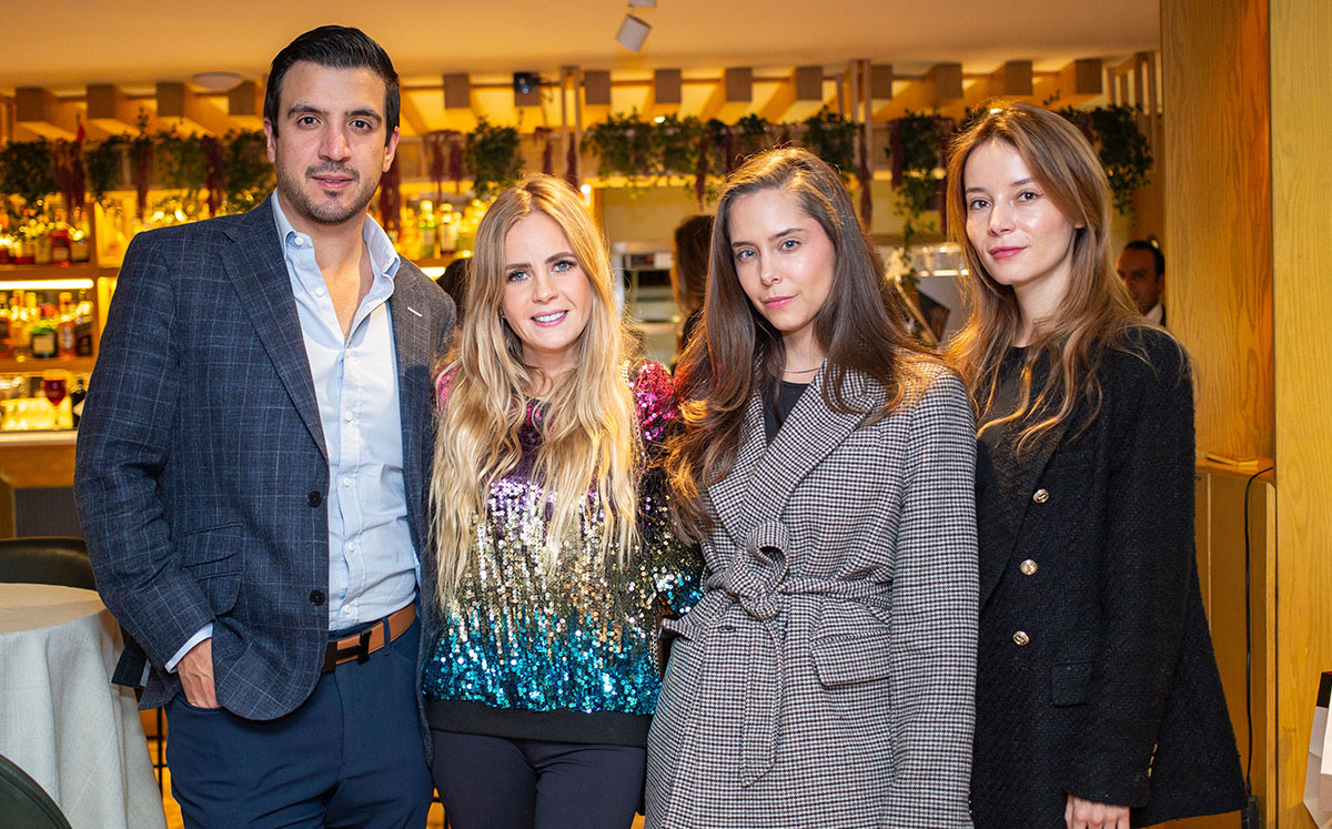 Felipe Escalera, Ingrid Parresh, Valeria Rincón y Sofía Gojón