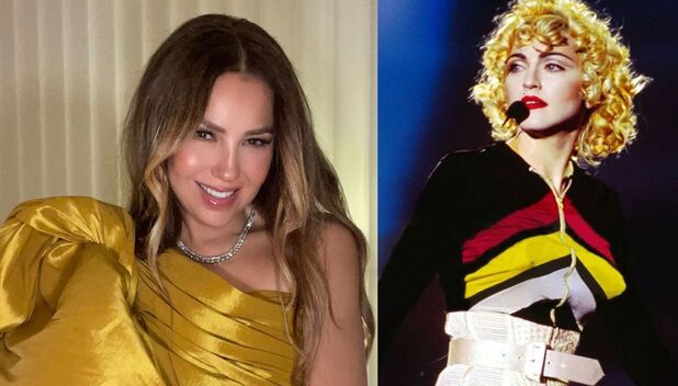 Thalía se transforma en Madonna y divide opiniones por su parecido (Instagram)