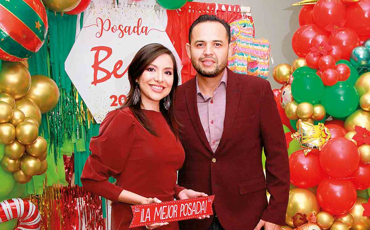 MELISSA MARTÍNEZ Y ARMANDO COVARRUBIAS nos regalaron sus mejores sonrisas en la posada de la BENE