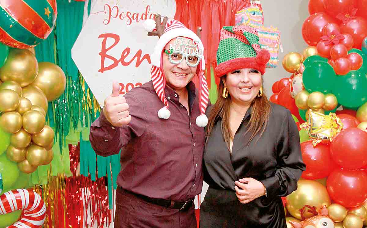 JOSÉ LUIS MALDONANDO Y SHELINA MENDOZA fueron recibidos con una bolsita de dulces y una miniferia