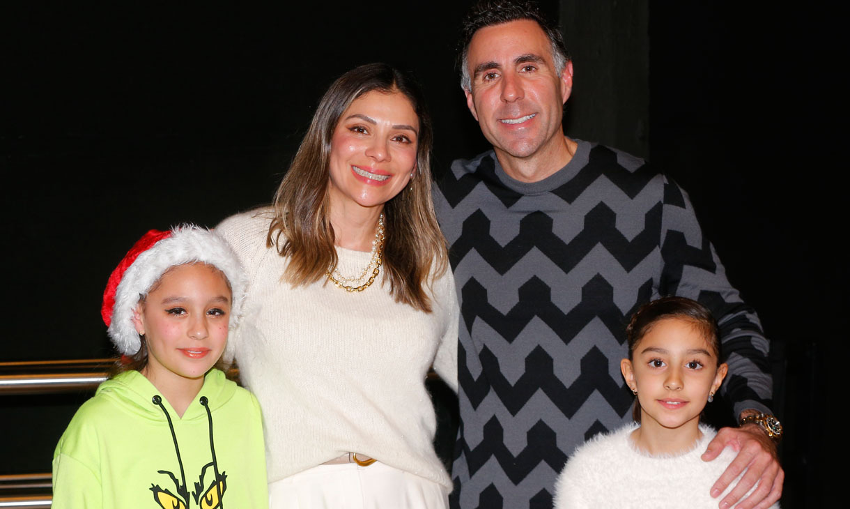 Valentina Noriega, Sofi Noriega, Alejandra Guillén y Carlos Noriega