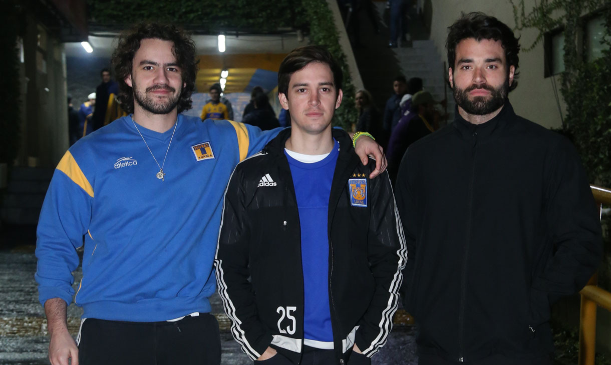 Federico Hinojosa, Chuy Delgado y Adrián Sheridan