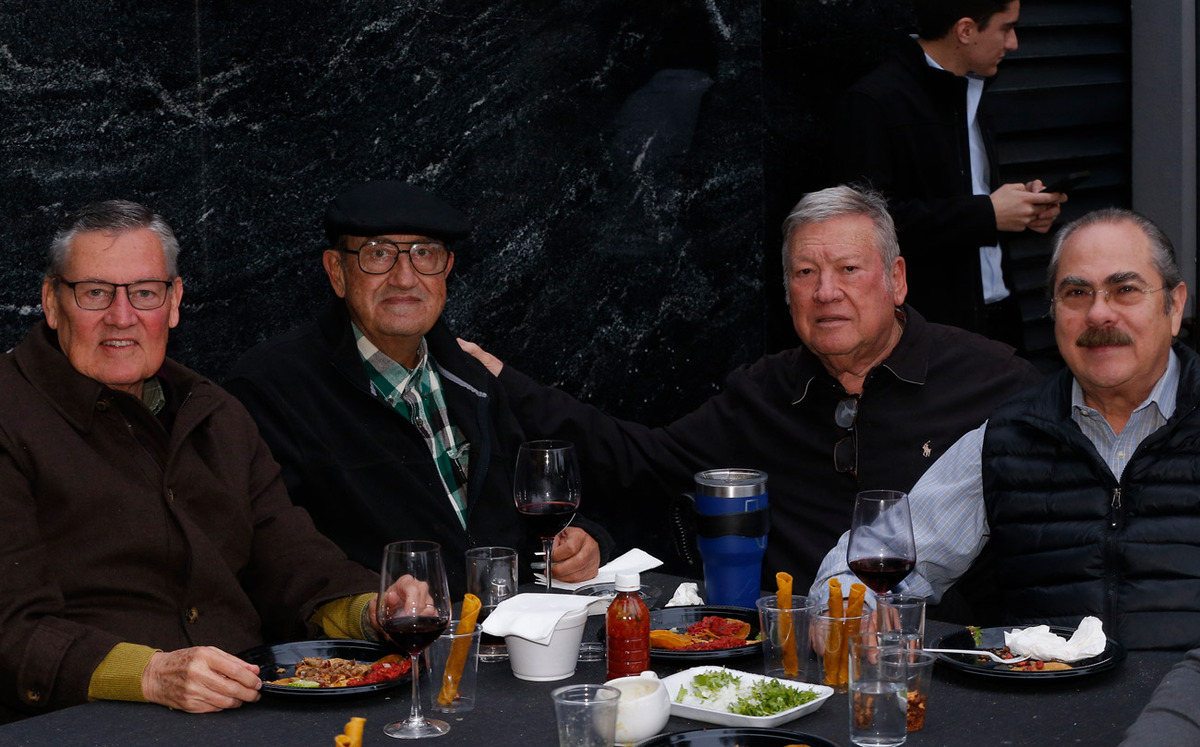 Fernando Margáin, Javier Matar, Enrique Garza y Roberto Quintanilla / Foto: Daniel Saldívar