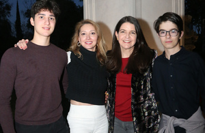 Isaac Sada, Adriana Santos, Roberta Clariond y Daniel Martínez / Foto: Roberto Alvarado