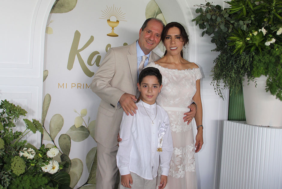 Jorge Gresati, Mayra Pérez Blanco y Karim Gresati