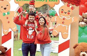 GALA ABREU, EMILIANO ABREU Y MICHELL VALDÉS celebraron con una impresionante villa navideña