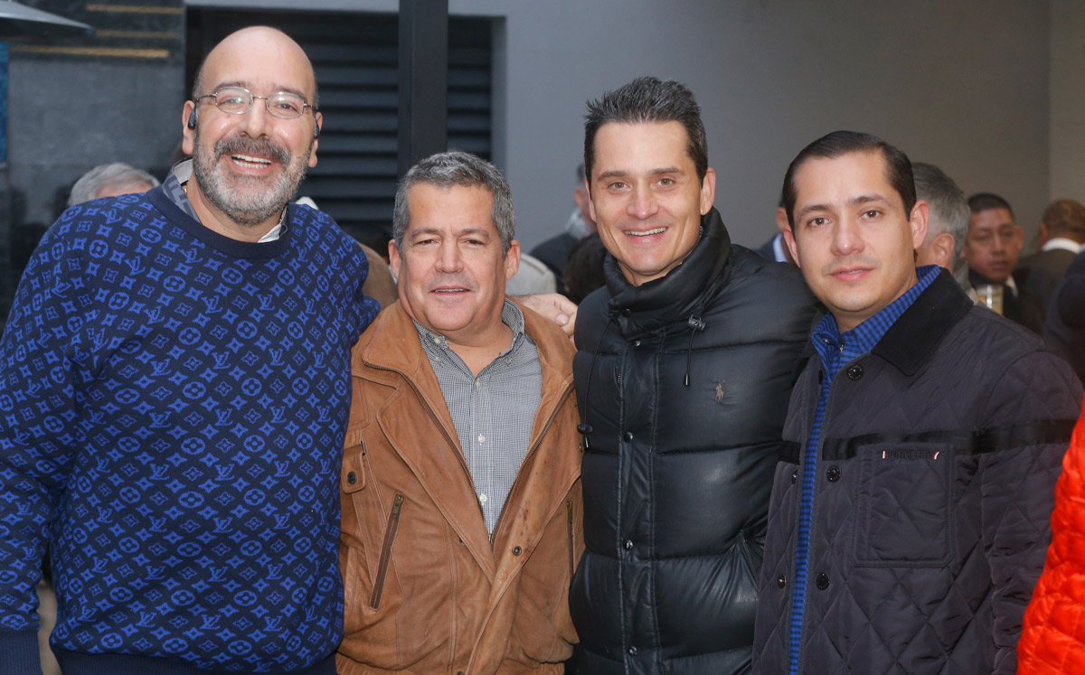 Marcial Herrera, Luis Manuel Garza, Fernando Margáin y Christian Hernández / Foto: Daniel Saldívar