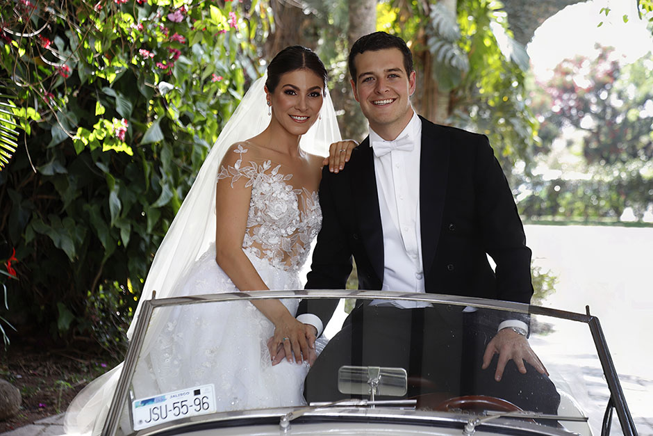 Mónica Magaña y Sergio Salinas