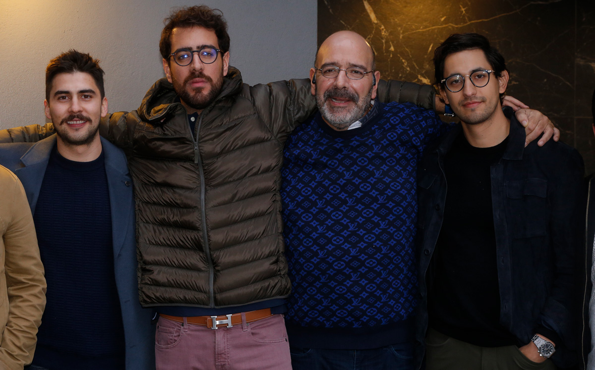 Santiago Moreno, Luis Felipe Herrera, Marcial Herrera y Omar Casas / Foto: Daniel Saldívar