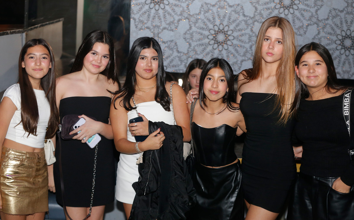 Viviana Martínez, Carolina Viejo, Romina Peña, Isabella Ruiz, Sienna Reeds y Roberta Chapa / Foto: Daniel Saldívar