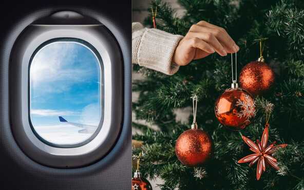 Comida prohibida y permitida en aviones en Navidad y Año Nuevo (Frepik)