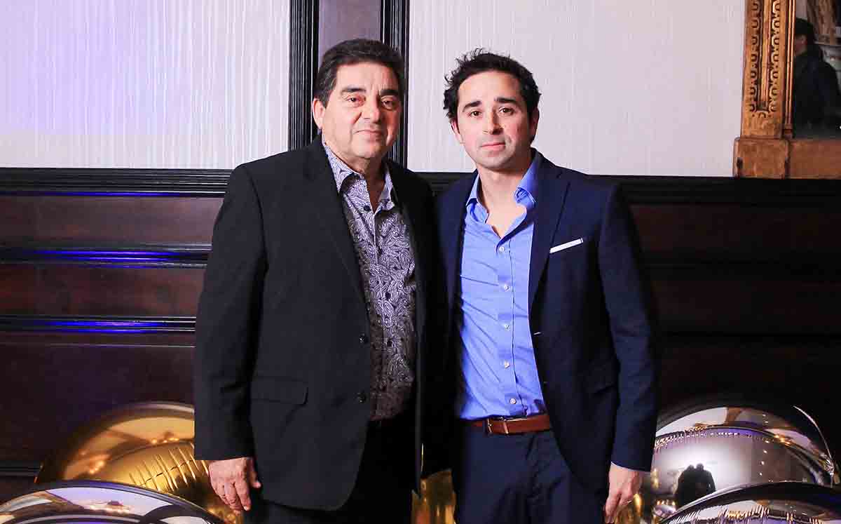MICKEY MOSES Y JOSÉ CARLOS MOSES llegaron puntuales a la cena con causa en el Casino Tampiqueño