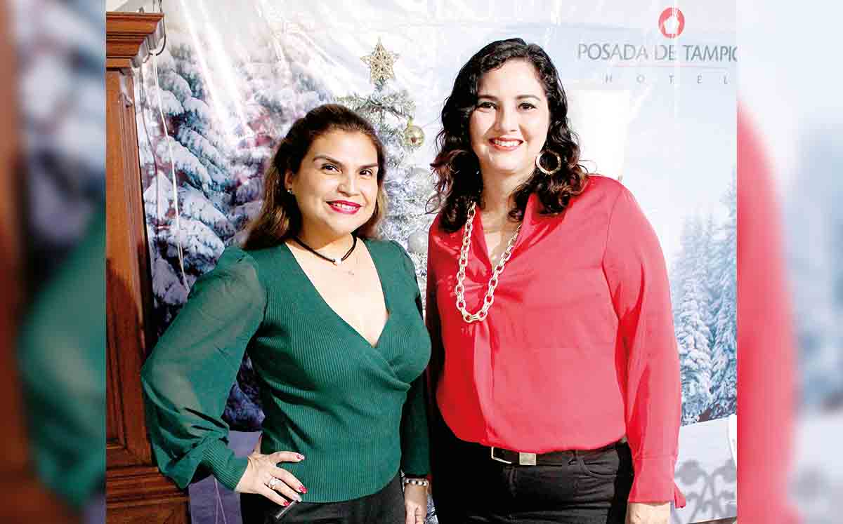 ERIKA RIVERA Y RUBÍ VERÁSTEGUI llegaron puntuales a la posada