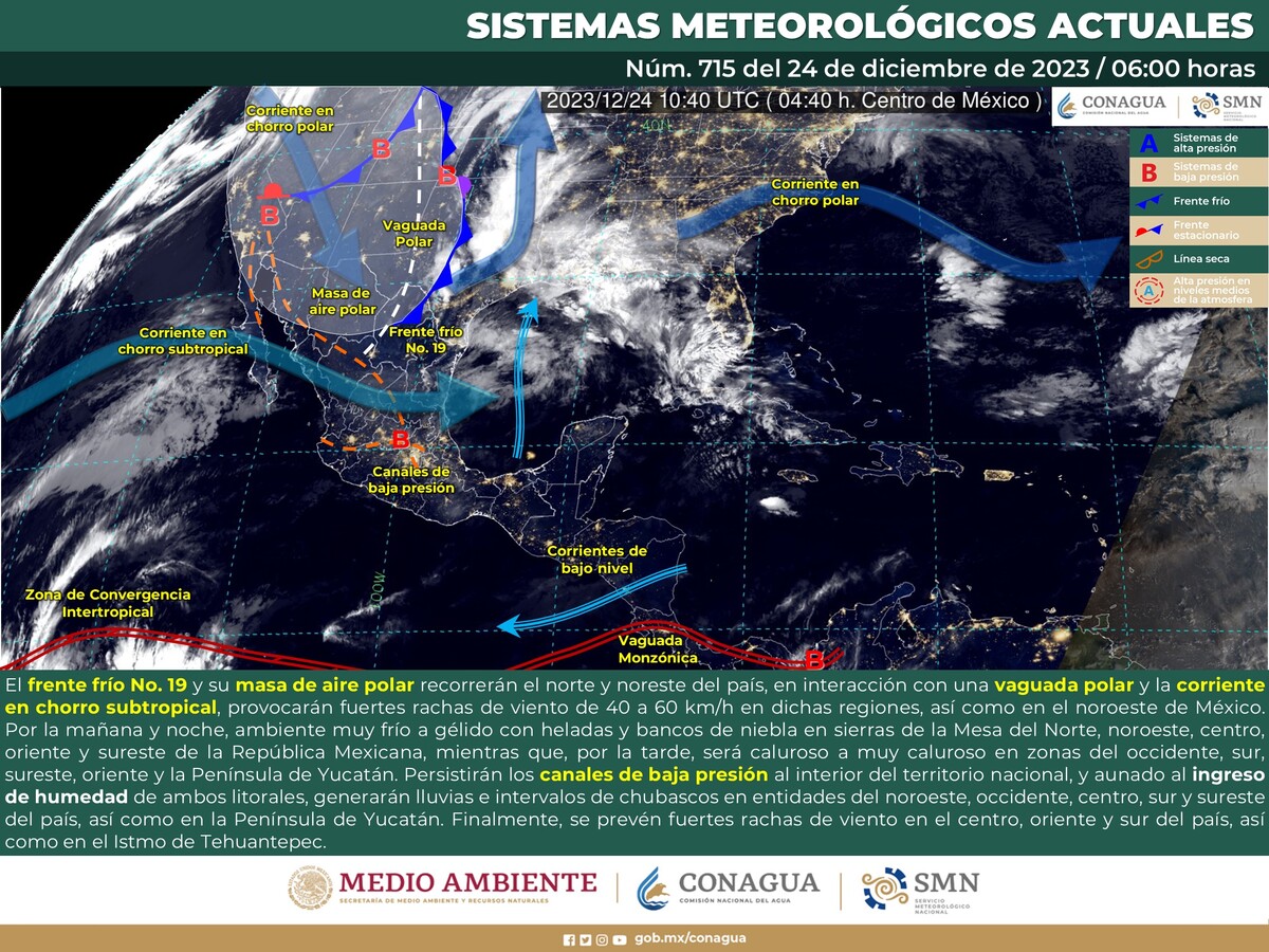 Frente frío 19 provocará nieve y heladas en estos estados (Foto: Twitter)