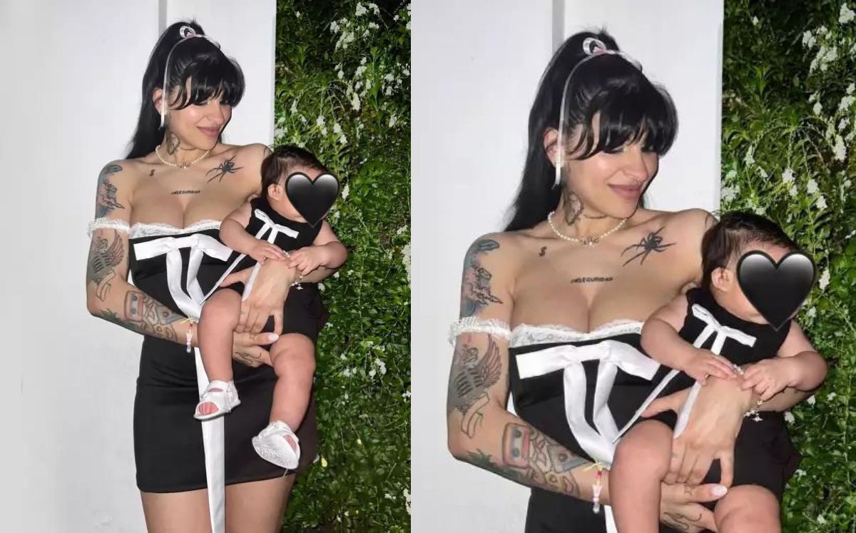 Cazzu viste a su hija Inti igual que ella en su primera Navidad (Instagram)