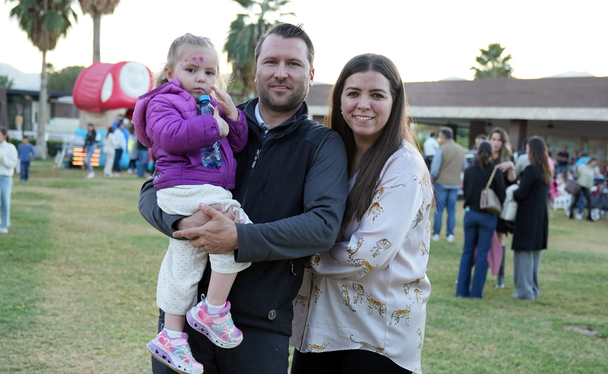 Eugenia, Óscar y Ana Sofía