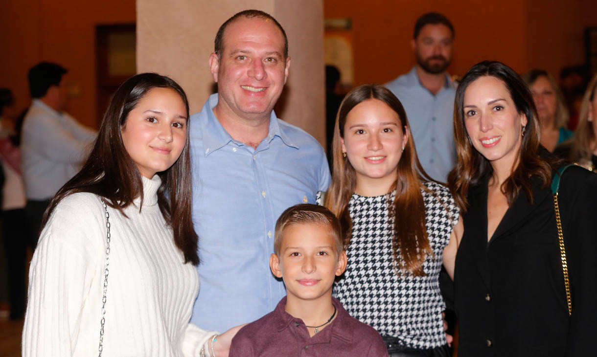 David Dieck, Valeria Dieck, Andrea Dieck, David Dieck y Nora Guzmán