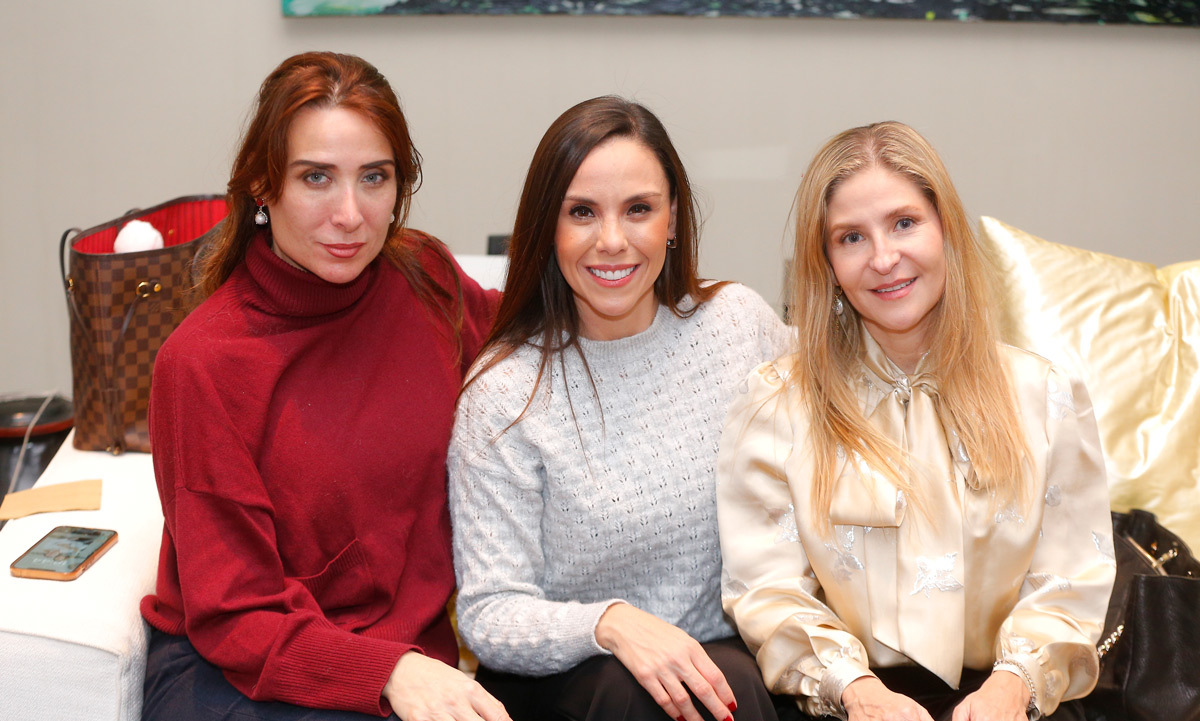 Roberta Levy de Quirós, Yolanda Adame y Érika Lankenau / Foto: Daniel Saldívar