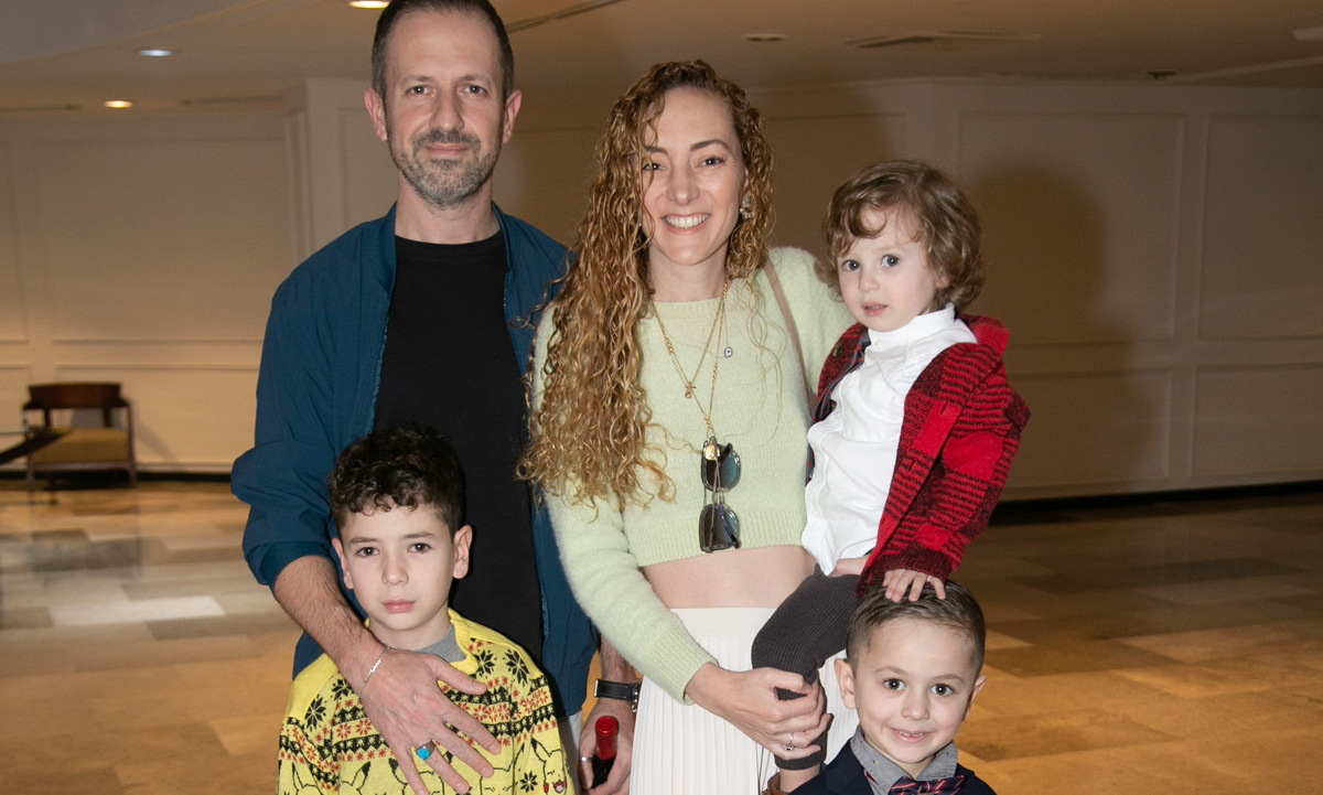 Alejandro Marcos, Roberta Gutiérrez, Nicolás Marcos, Franz Marcos y Teo Marcos / Foto: Roberto Alvarado