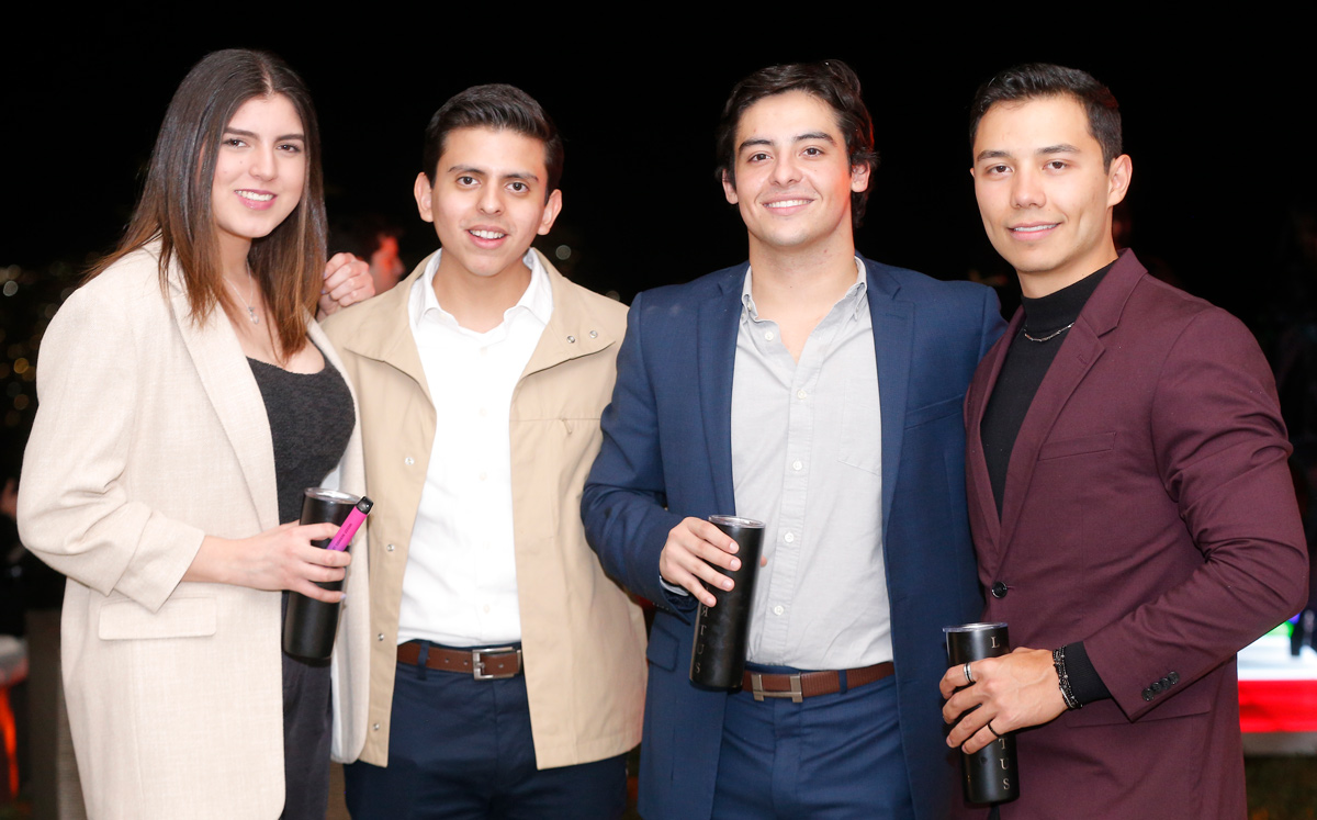 Carolina Espino, Luis de Villa, Rashid Elbahara y Nonah Amaya / Foto: Daniel Saldívar