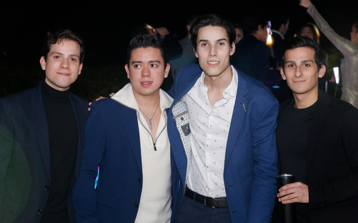 David Garza T, Mario Villarreal, Diego Ibarra y Patricio Garza T / Foto: Daniel Saldívar