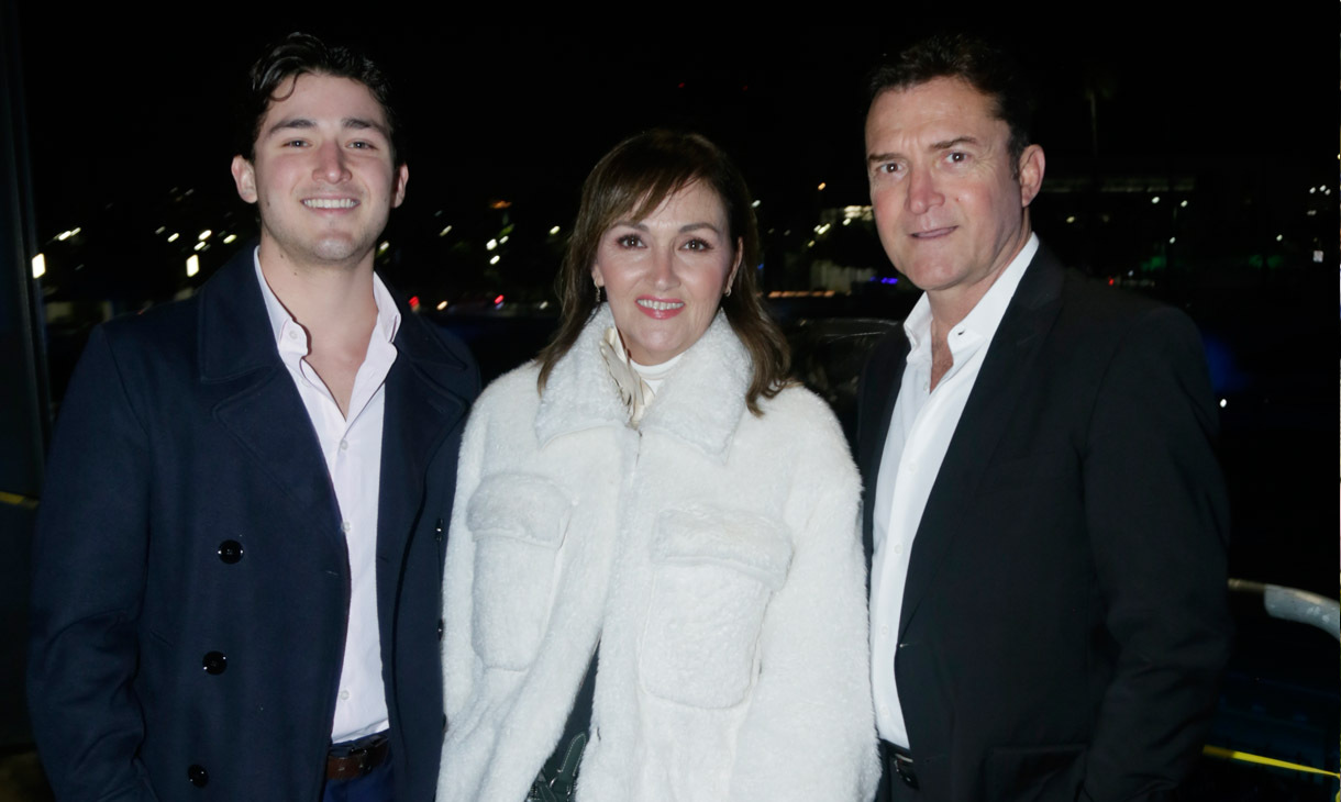 Claudio Treviño, Diana Salinas y Ricardo Treviño