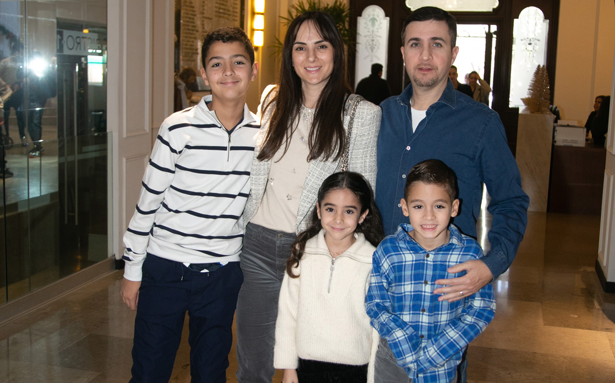 Enrique Ochoa, Vivis de Ochoa, Nina Ochoa, Gabo Ochoa y Jesús Ochoa / Foto: Roberto Alvarado