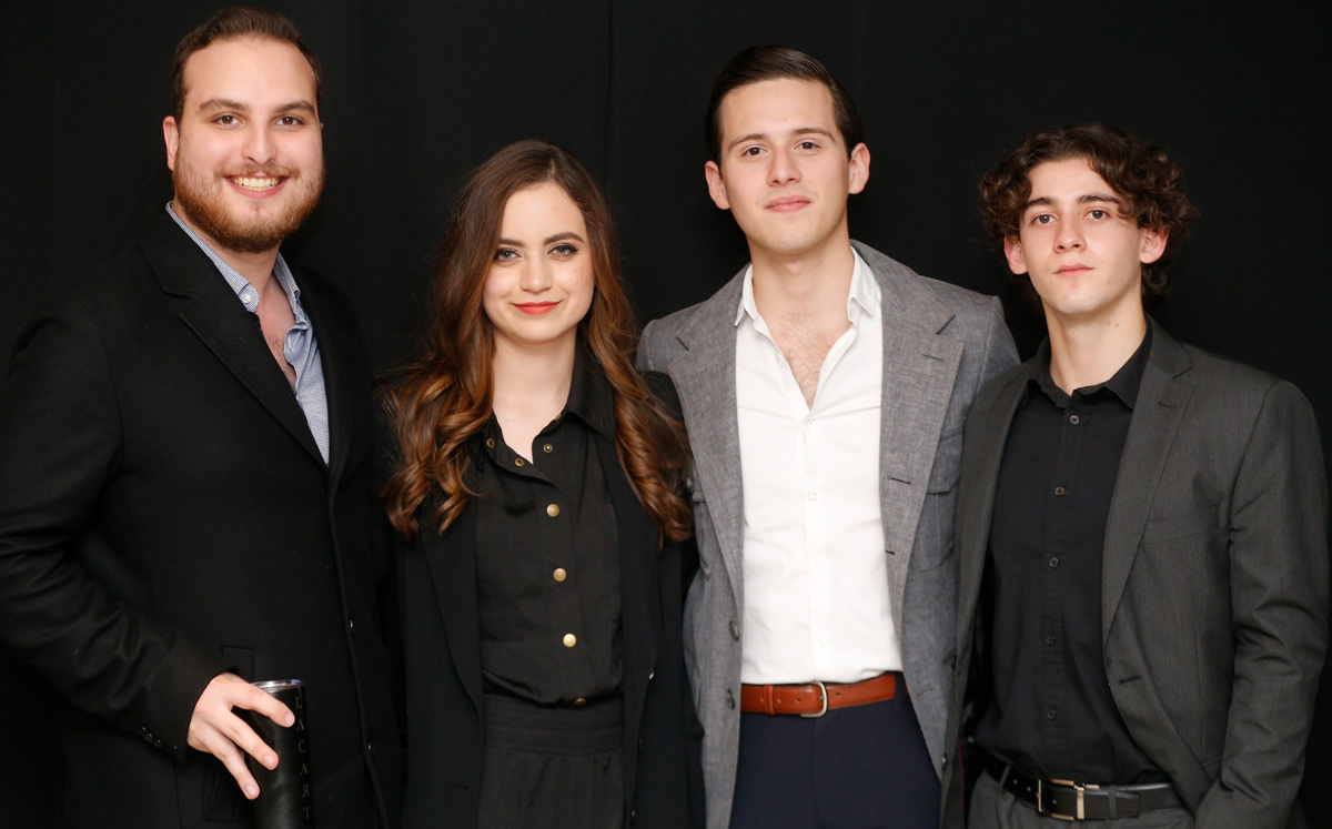 Óscar Nassar, Olga Ruiz, Alan Pacheco y Sebastián Viteri / Foto: Daniel Saldívar