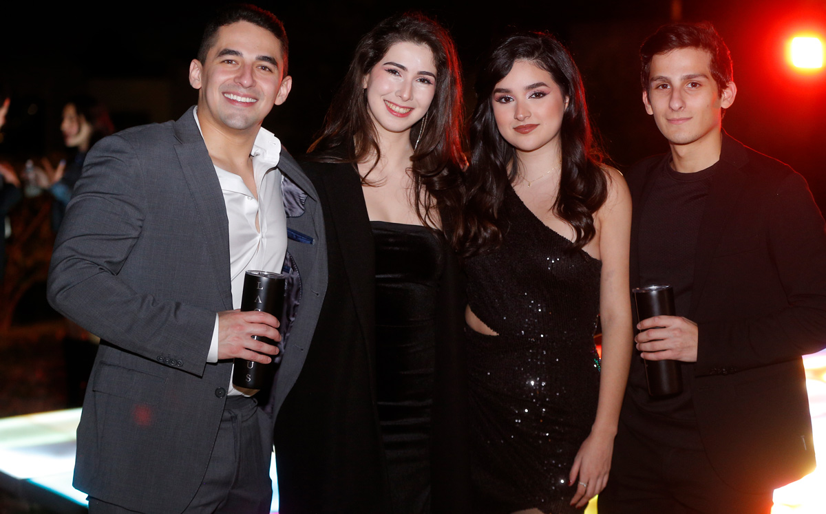 Pablo Leal, Bárbara Cavande, Fernanda Villarreal y Patricio Garza / Foto: Daniel Saldívar
