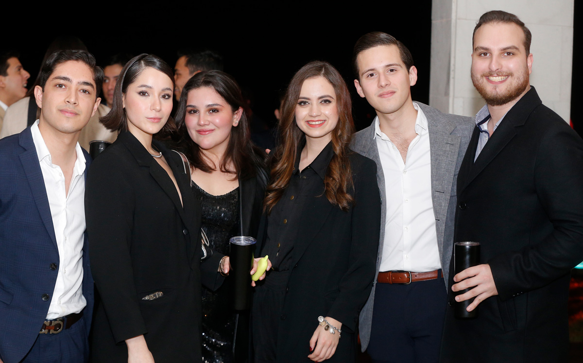 Raúl Castañeda, Olga González, Carolina González, Olga Ruiz, Alan Pacheco y Óscar Nassar / Foto: Daniel Saldívar